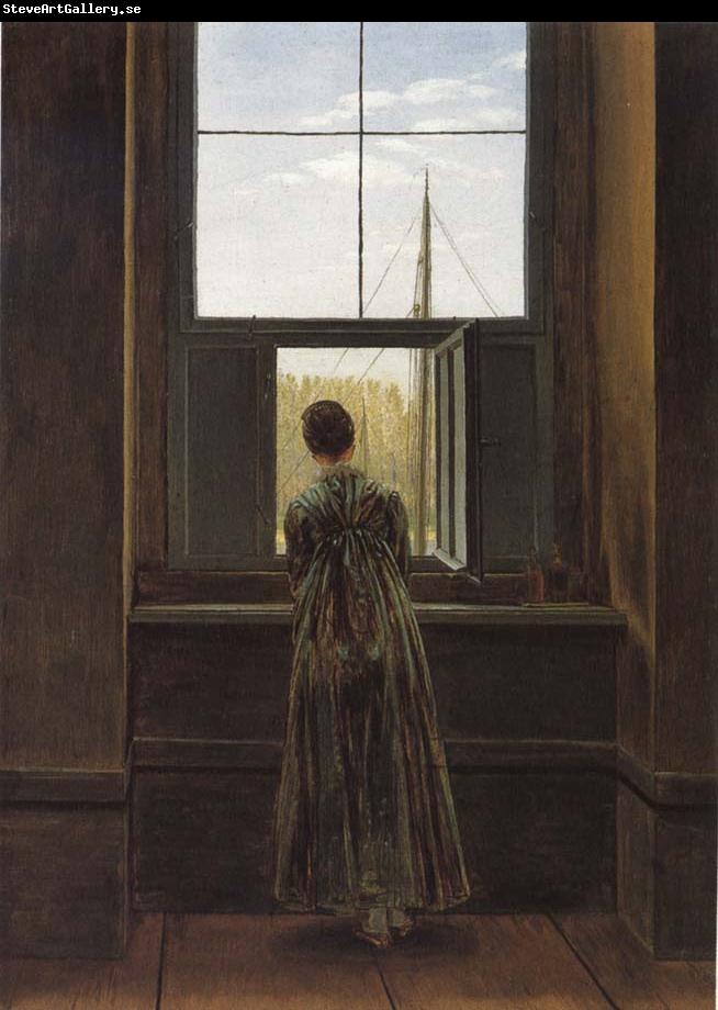 Caspar David Friedrich Woman at a Window